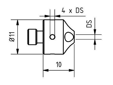 Halter für TST / Adapter for TST