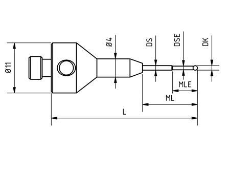 M5 Microtaster abgesetzt