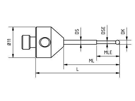M5 Styli Stepped Shaft