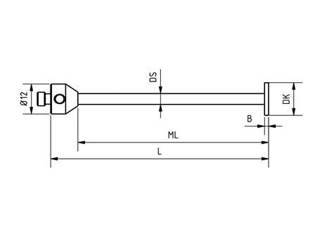 M5 Scheibentaster analog Leitz