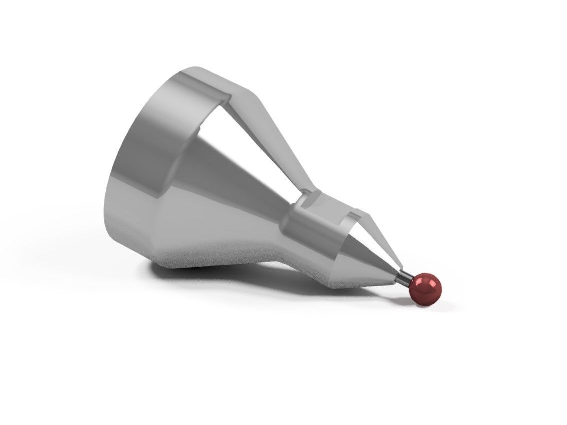 null-UNF Taststift Ø3 Rubin analog FARO 19012001_1