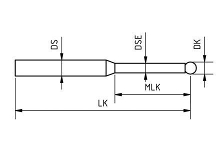 Taster ohne Gewinde analog Leitz