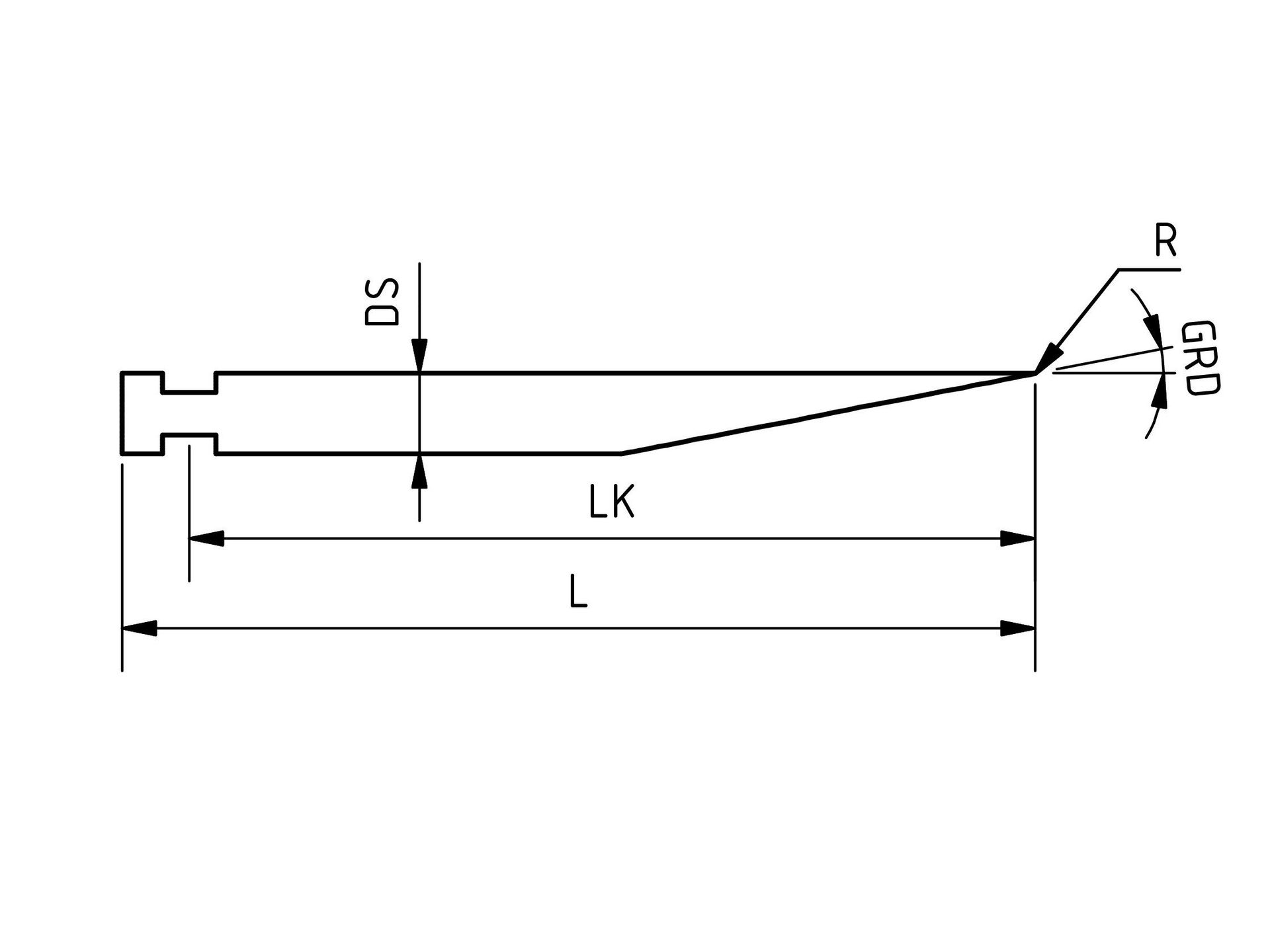 null-Tastspitze / Styli 28mm 100.802_2