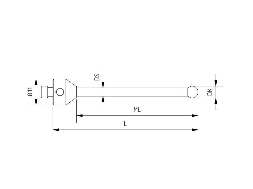 M5 Styli Straight Shaft