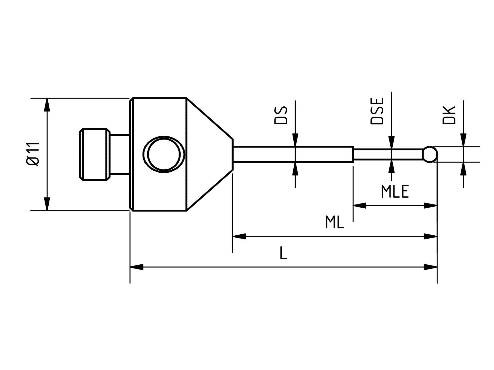 null-M5 Diamant beschichteter Taster ATG-DC1030_2